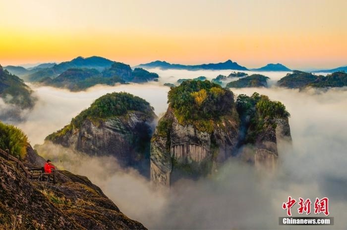 武夷山天游云海。黃海 攝