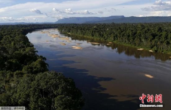 資料圖：亞馬孫雨林內(nèi)的河流。