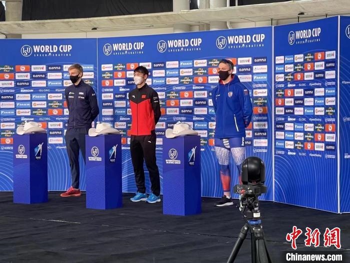 我國速滑在國際大賽上取得的第一個男子1000米金牌?！『邶埥◇w育局提供