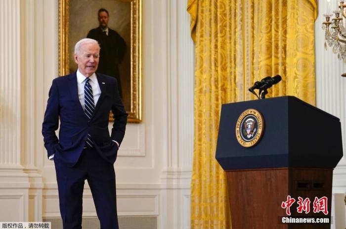 資料圖：美國總統(tǒng)拜登。