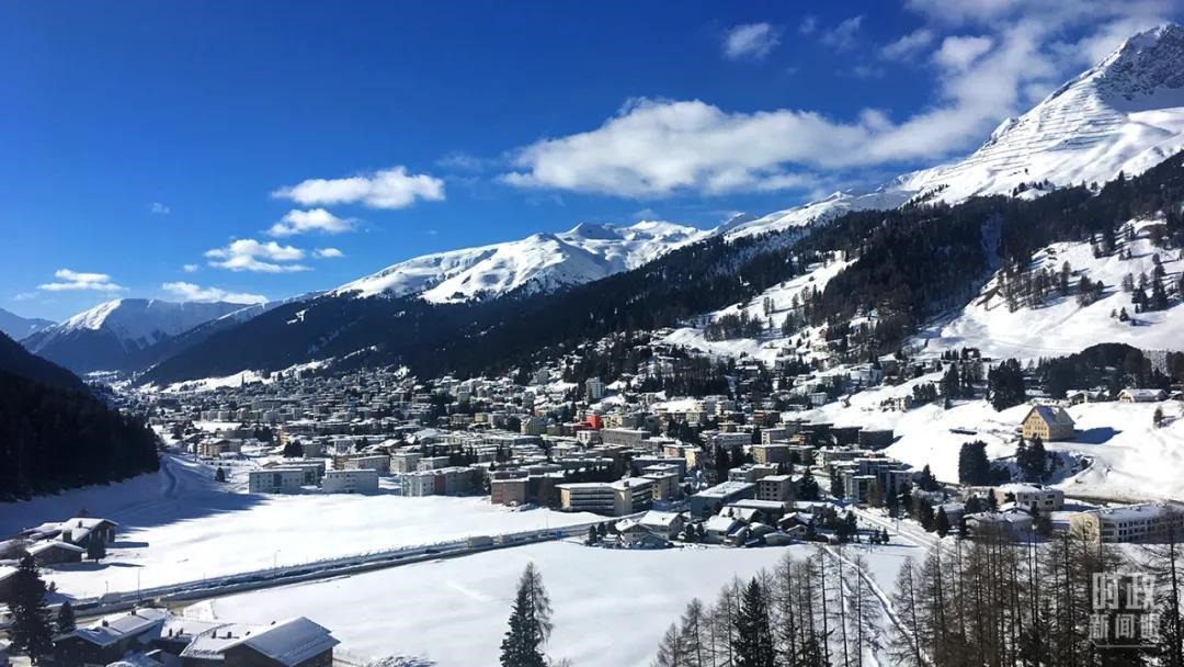 △瑞士，達(dá)沃斯小鎮(zhèn)。