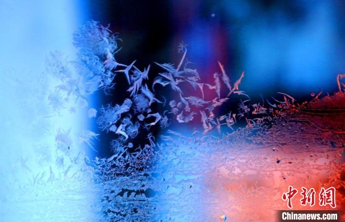 點點冰花像一個個小精靈?！O書程 攝