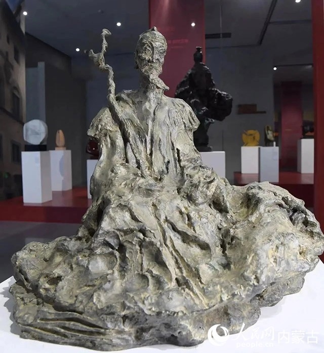 吳為山作品《莊子》。王劭凱攝