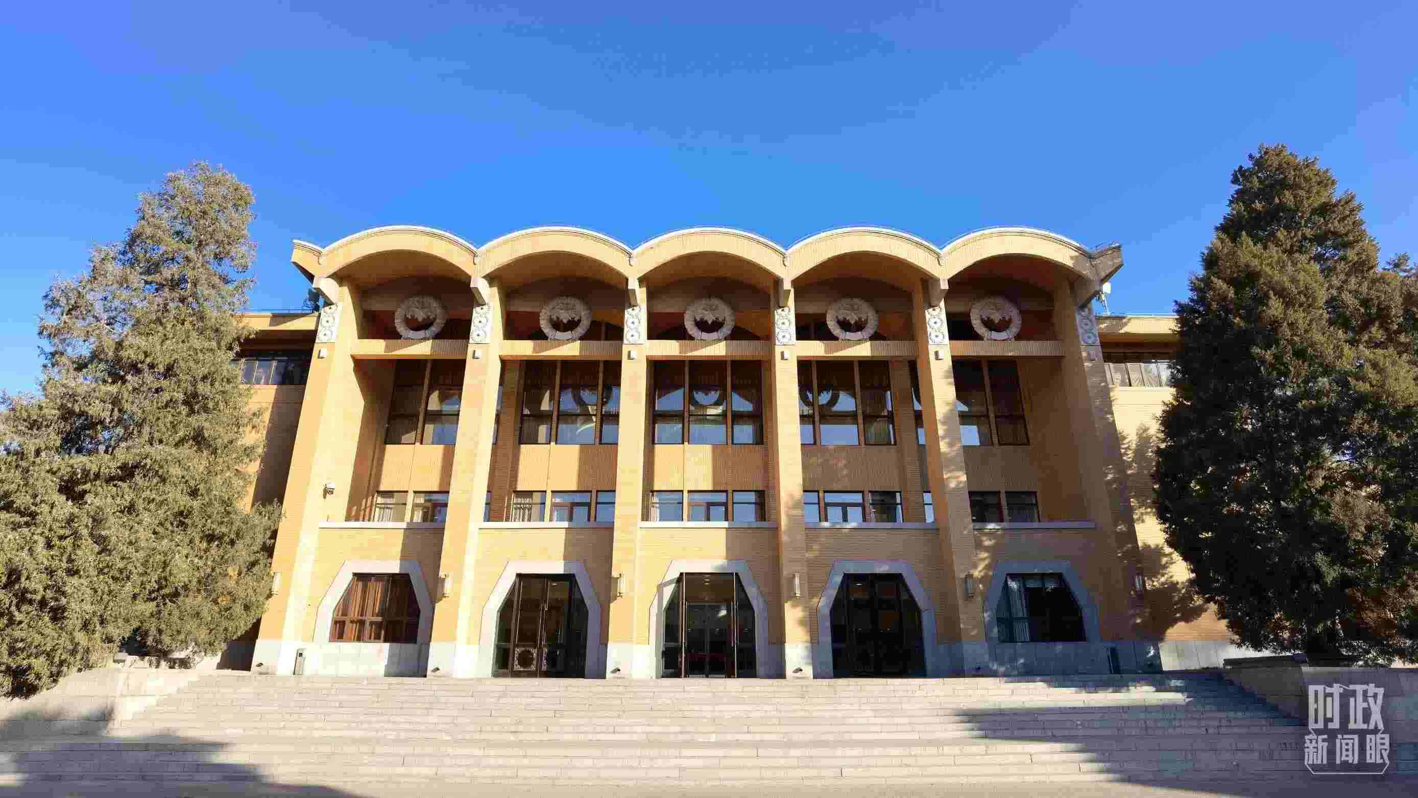 △2023年3月1日，中央黨校建校90周年慶祝大會在這里舉行。（總臺央視記者石丞拍攝）