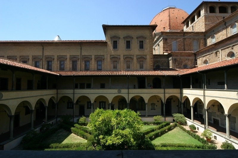 意大利美第奇洛倫佐圖書館。美第奇洛倫佐圖書館供圖