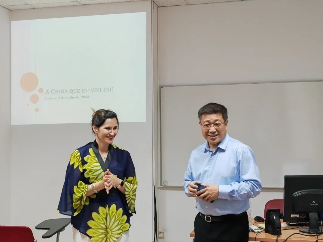 里斯本大學(xué)孔子學(xué)院組織漢語角活動(dòng)。 圖片來源：里斯本大學(xué)孔子學(xué)院公眾號(hào)