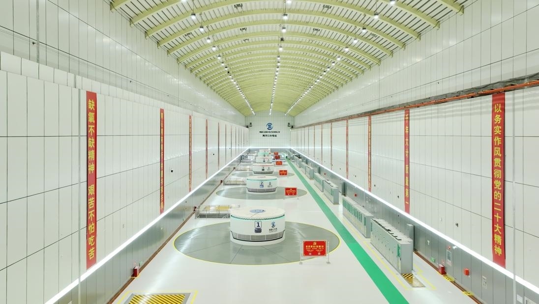 雅礱江兩河口水電站地下廠房。受訪者供圖