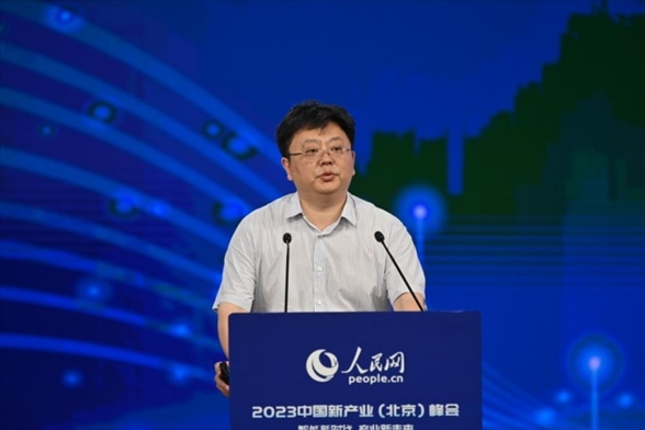 傳播內(nèi)容認知全國重點實驗室首席科學家張勇東。人民網(wǎng)記者 于凱攝