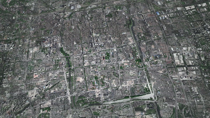 平江歷史文化街區(qū)現(xiàn)存整體布局與宋代《平江圖》基本一致。