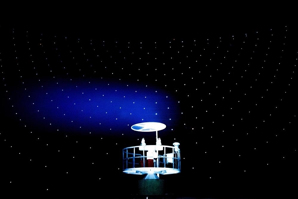 2021年3月29日拍攝的“中國天眼”測量基墩（維護保養(yǎng)期間拍攝）。新華社記者 歐東衢 攝