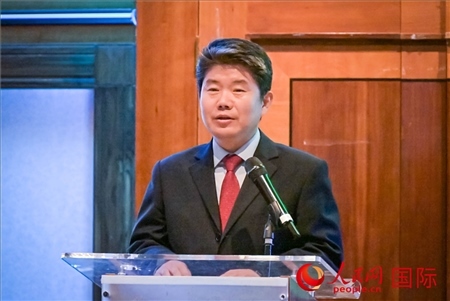 李立言致辭。人民網(wǎng) 郭錦標攝