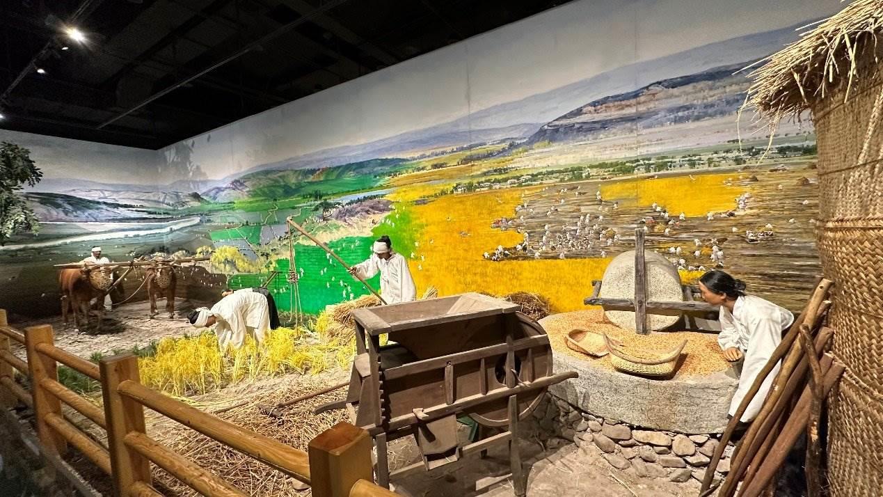 《朝鮮族民俗陳列》展廳。人民網(wǎng)記者 金洪花攝