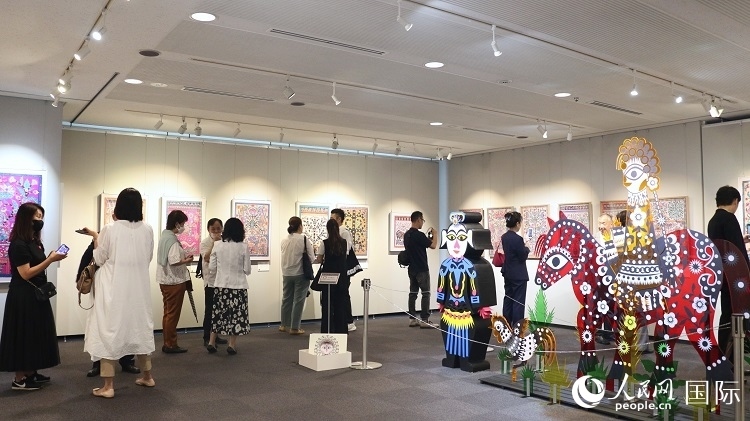 到場民眾觀看展覽。人民網(wǎng) 許可攝