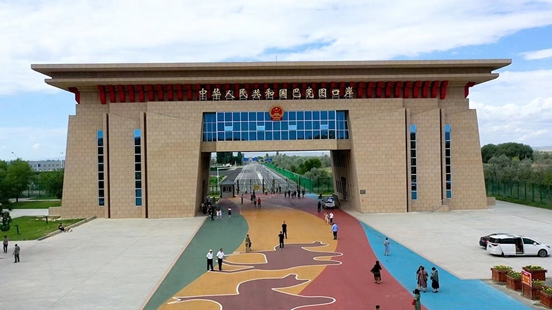 圖為塔城巴克圖口岸。塔城融媒體中心 張亭宇攝