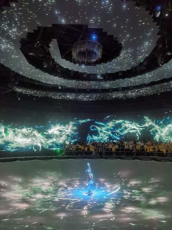 《天釀》演出場景。本報(bào)記者常雯宜攝