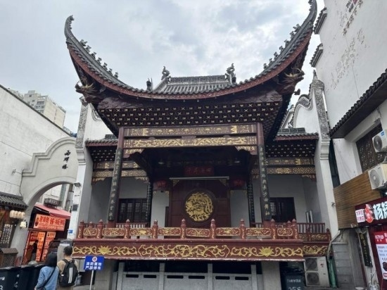 10月25日，長(zhǎng)沙太平老街一角。（本報(bào)記者 劉書(shū)文攝）