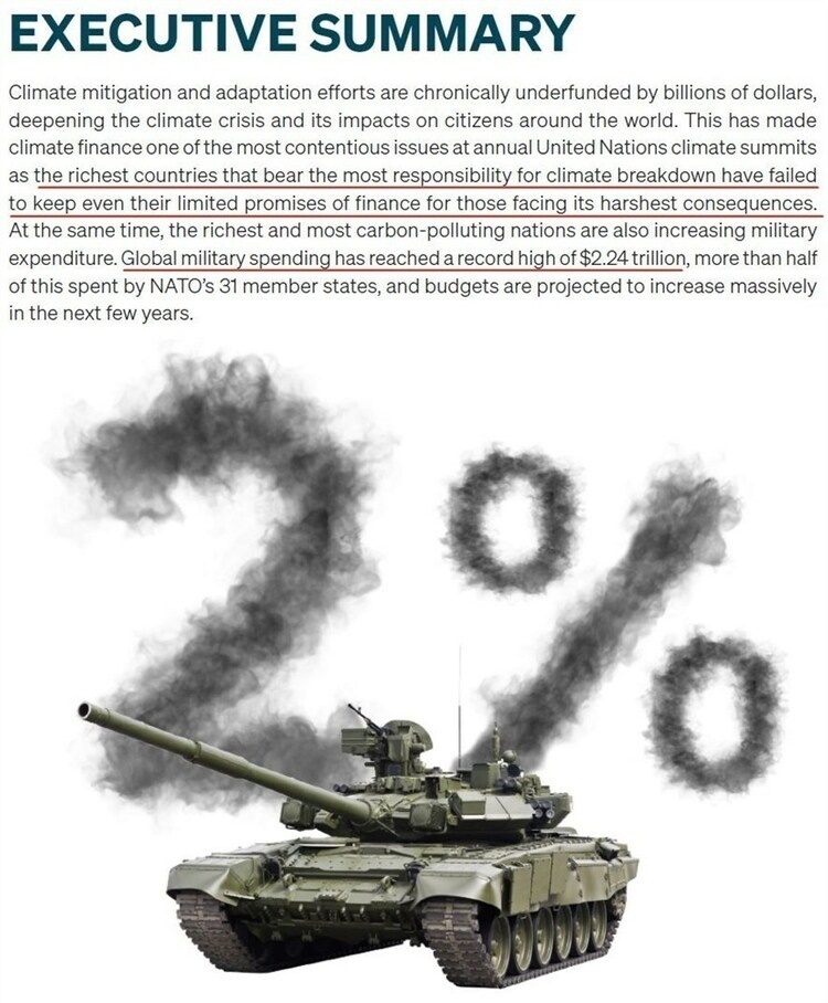 看看北約的“碳足跡”，就知道西方的氣候承諾有多扯