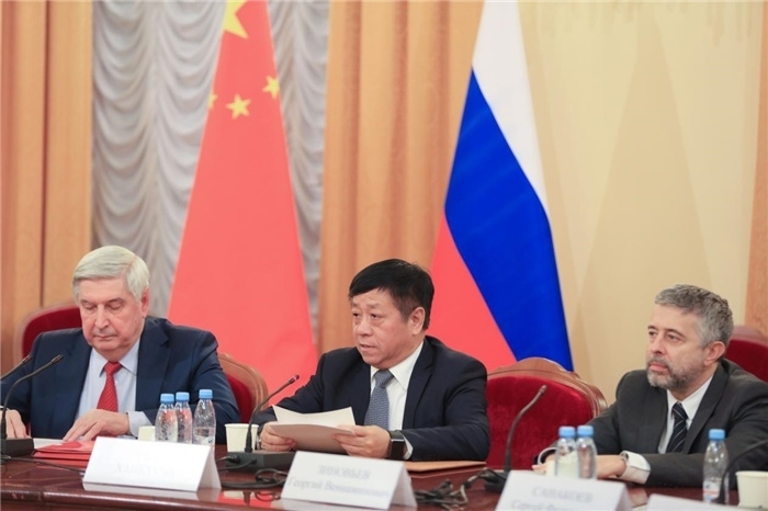 張漢暉大使致辭。駐俄羅斯使館供圖