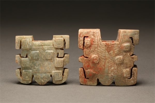 獸面形玉飾件。國(guó)家文物局供圖