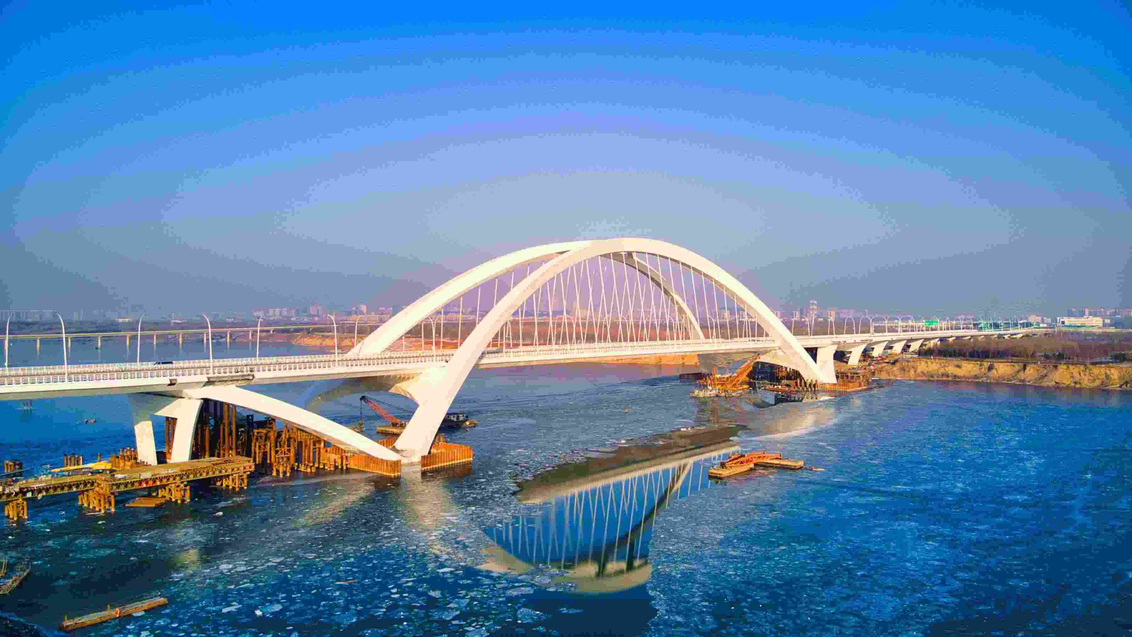 開通后的京雄大橋。受訪方供圖