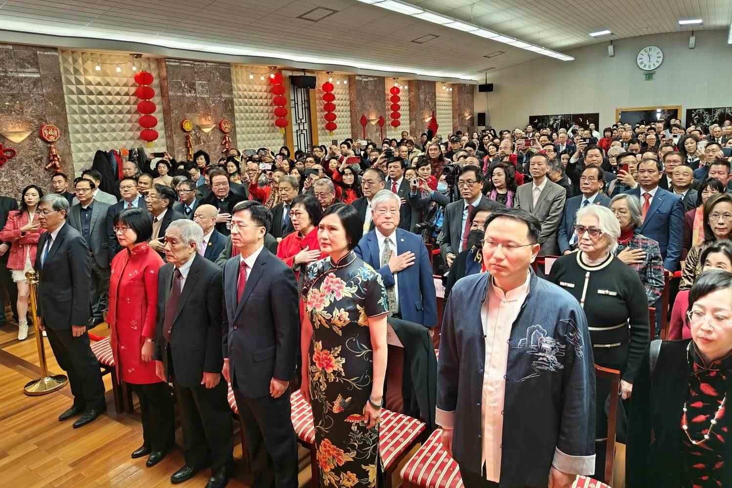 領(lǐng)區(qū)各州代表參加招待會。主辦方供圖