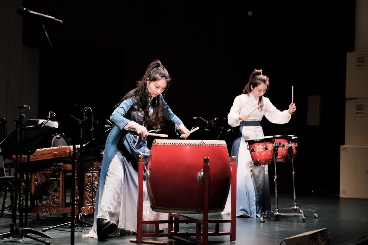 2024“歡樂(lè)春節(jié)”新春民族音樂(lè)會(huì)演出現(xiàn)場(chǎng)。于子恒攝