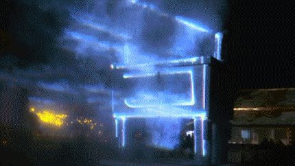 河南安陽殷墟景區(qū)舉行“點(diǎn)亮殷墟”夜游活動(dòng)