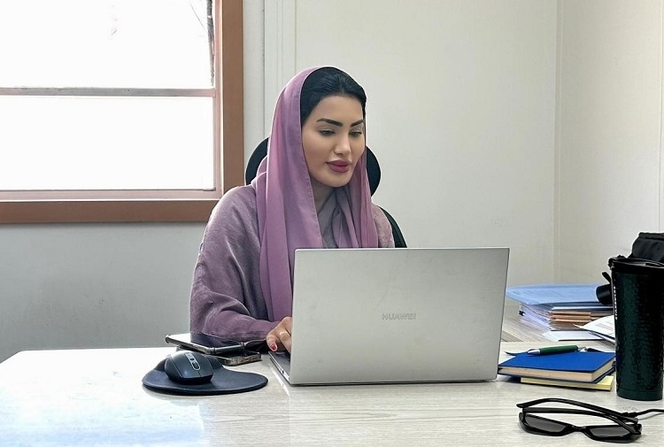 卡爾圖姆在工作中。中石化南京工程中東公司供圖