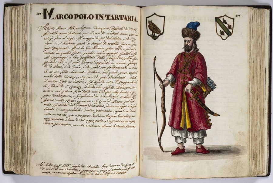 “馬可·波羅的世界”展覽的部分展品。威尼斯市立博物館基金會供圖