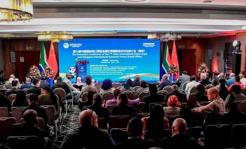 現(xiàn)場(chǎng)照片。（圖片來(lái)源：中國(guó)國(guó)際進(jìn)口博覽會(huì)官微）