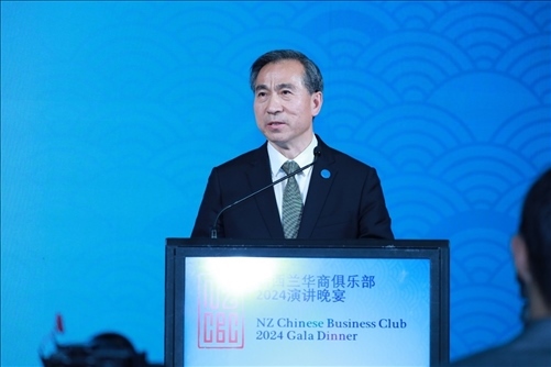 中國(guó)貿(mào)促會(huì)任鴻斌會(huì)長(zhǎng)。主辦方供圖