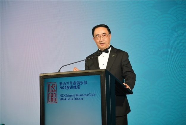 新西蘭華商俱樂(lè)部和華商聯(lián)合總會(huì)主席楊健。主辦方供圖