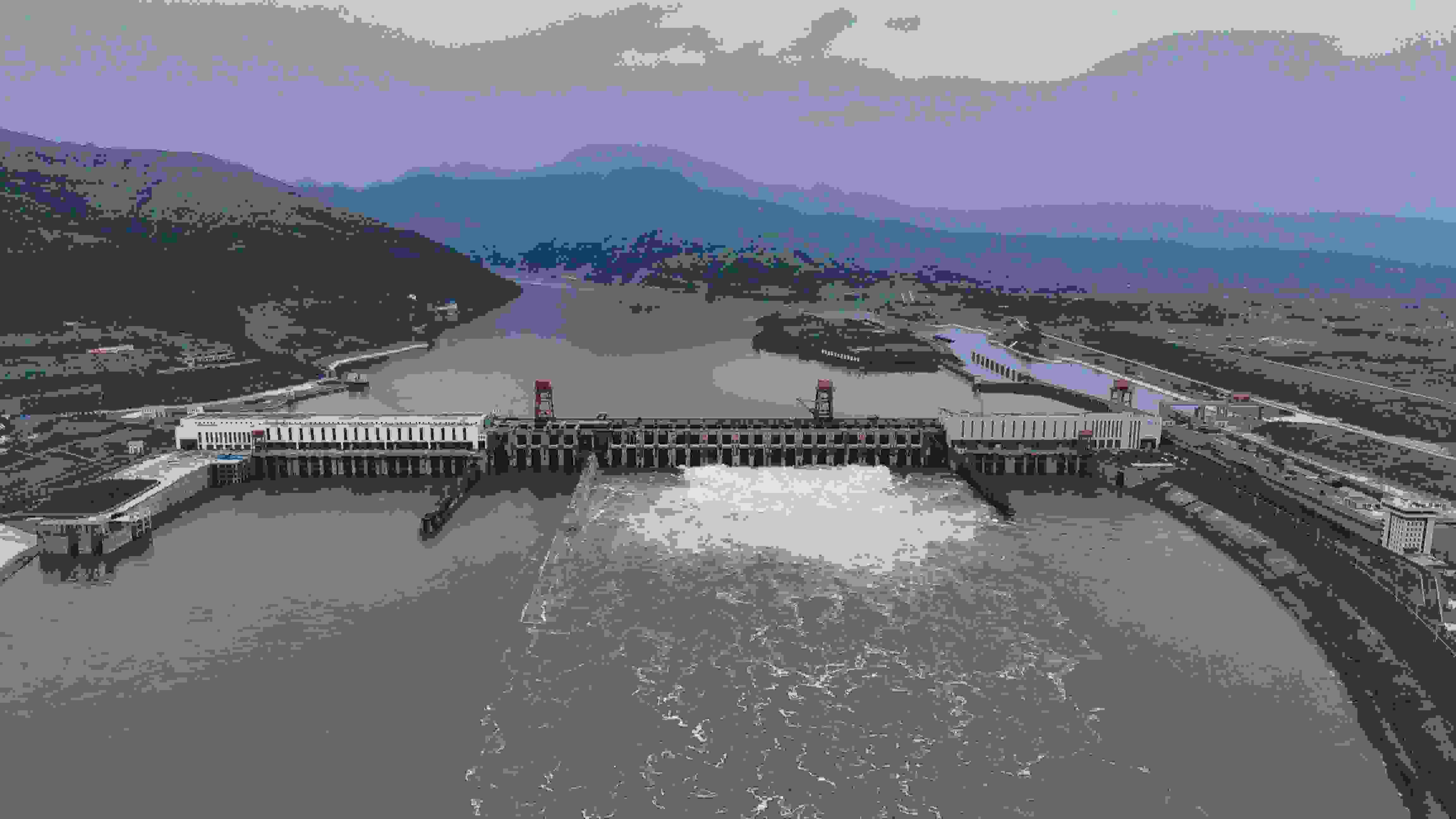 大藤峽水利樞紐精準調(diào)度保障防洪安全。受訪者供圖