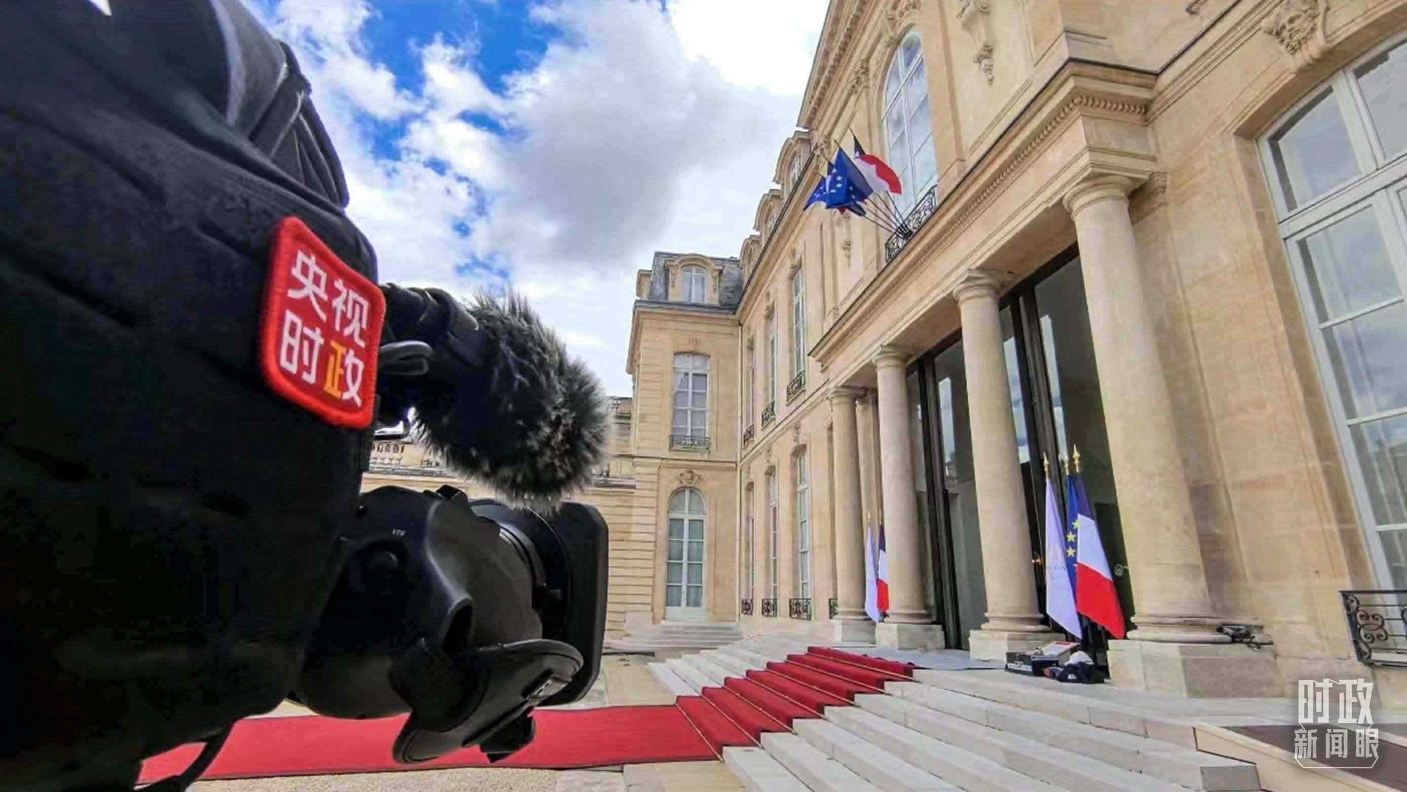 △愛麗舍宮。（總臺央視記者陸泓宇拍攝）