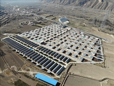 這是2020年11月6日拍攝的班彥新村全貌（無人機照片）。新華社記者 戴天放 攝