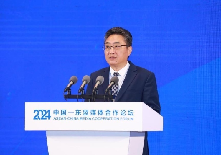 史忠俊致辭。中國外文局供圖