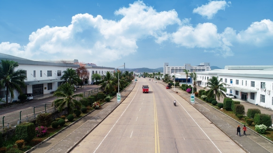 西哈努克港經(jīng)濟特區(qū)園區(qū)。西港特區(qū)公司供圖