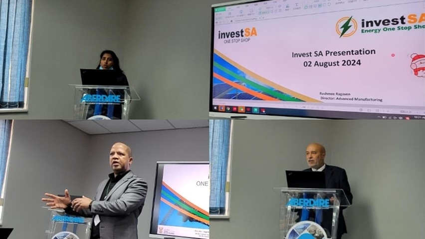 南非貿(mào)工部官員主旨演講。南中經(jīng)貿(mào)協(xié)會(huì)供圖