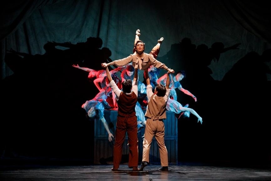 舞劇《熱血當歌》演出現(xiàn)場。主辦方供圖