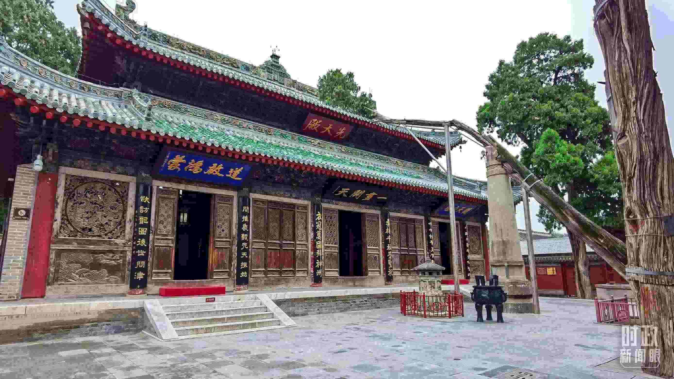 △ 伏羲廟。（總臺央視記者郭鴻拍攝）