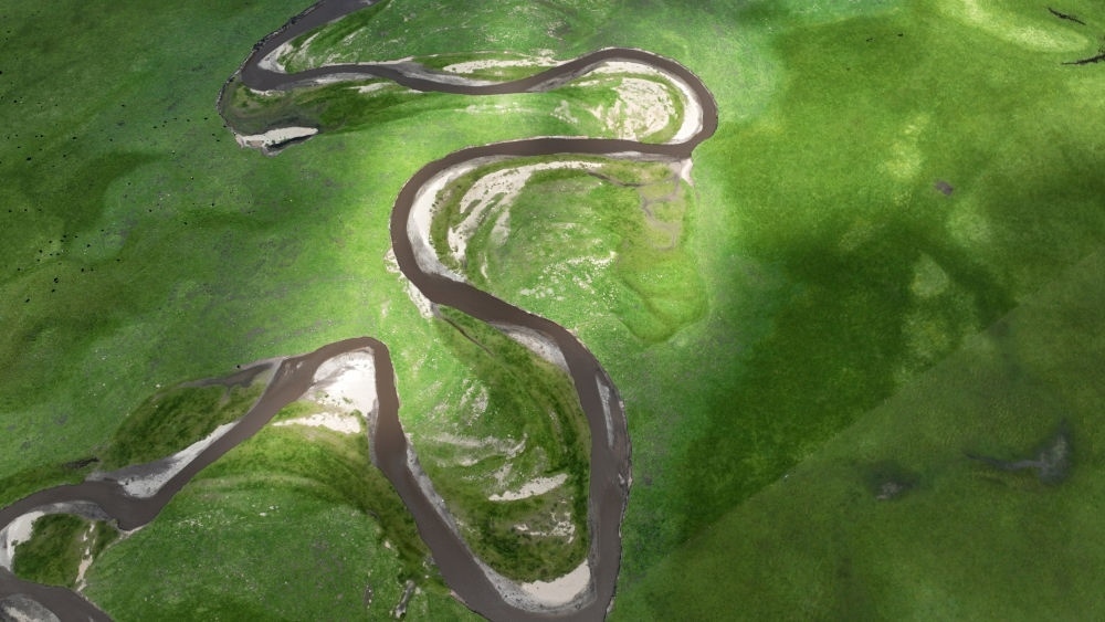 2023年7月6日在甘肅省甘南藏族自治州瑪曲縣拍攝的阿萬倉濕地景色（無人機照片）。瑪曲濕地占地562萬畝，是黃河上游重要的水源涵養(yǎng)區(qū)和生態(tài)功能區(qū)，被譽為“黃河之腎”。