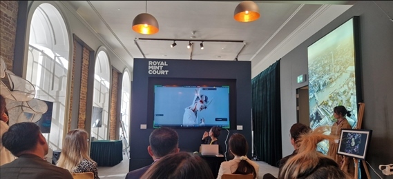 中英青年數(shù)字創(chuàng)意產(chǎn)學(xué)交流會現(xiàn)場。逸麟 攝