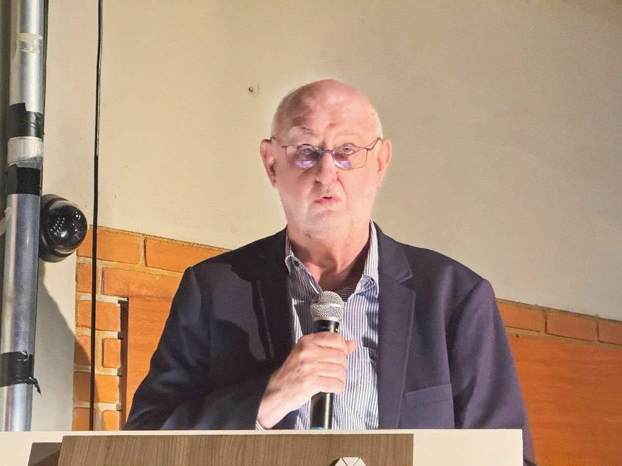 圣保羅州立大學(xué)孔子學(xué)院巴方院長(zhǎng)保利諾在活動(dòng)中致辭。圣保羅州立大學(xué)孔子學(xué)院供圖