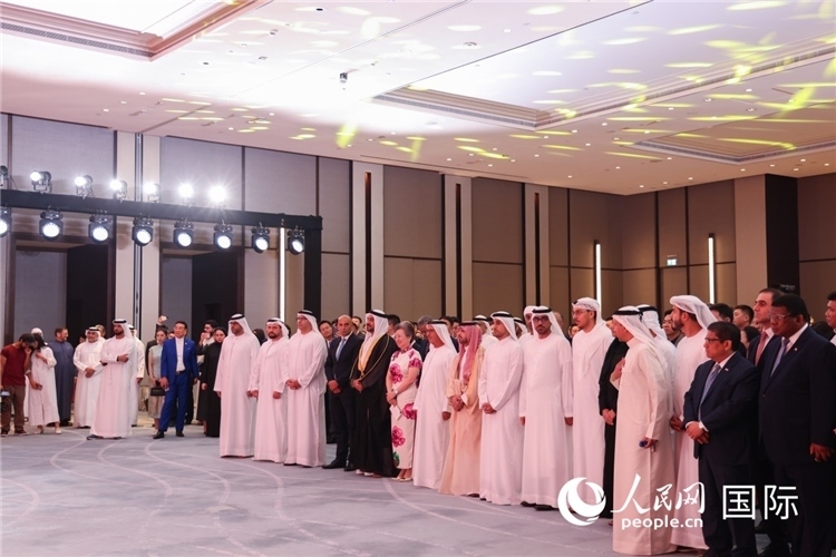 招待會(huì)現(xiàn)場(chǎng)。人民網(wǎng)記者任皓宇攝