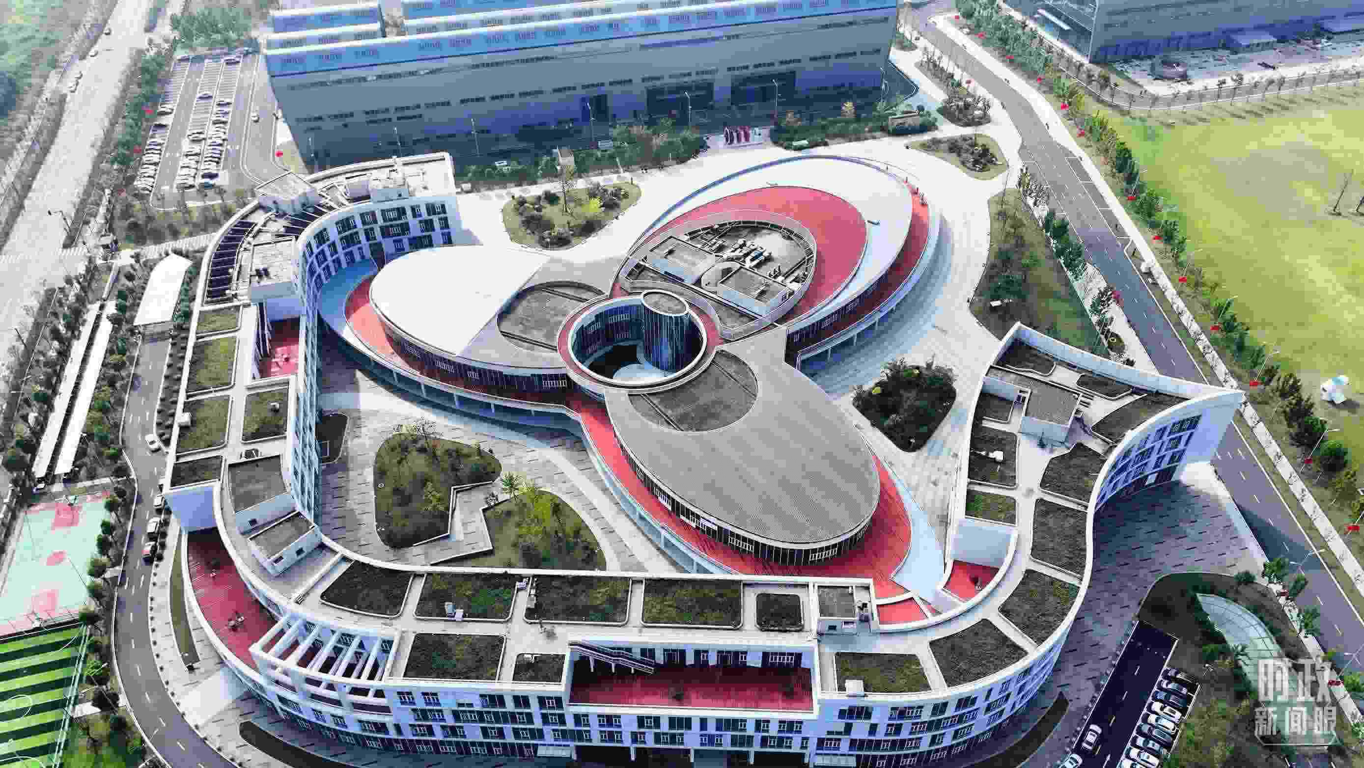 △位于合肥未來大科學城的聚變堆主機關(guān)鍵系統(tǒng)綜合研究設(shè)施園區(qū)。（總臺記者陳志猛拍攝）