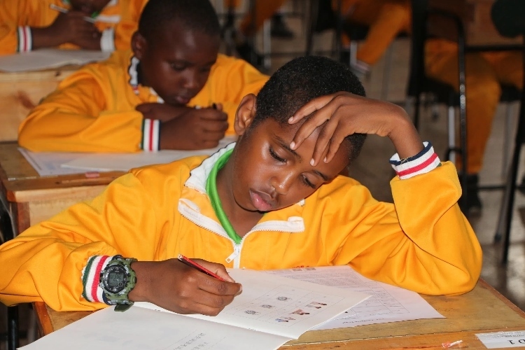 考場現(xiàn)場。埃格頓大學(xué)孔子學(xué)院供圖