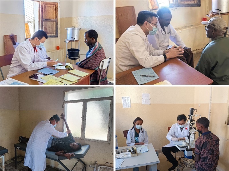 中國(guó)第17批援厄立特里亞醫(yī)療隊(duì)在科倫醫(yī)院開(kāi)展巡診活動(dòng)。中國(guó)第17批援厄立特里亞醫(yī)療隊(duì)供圖