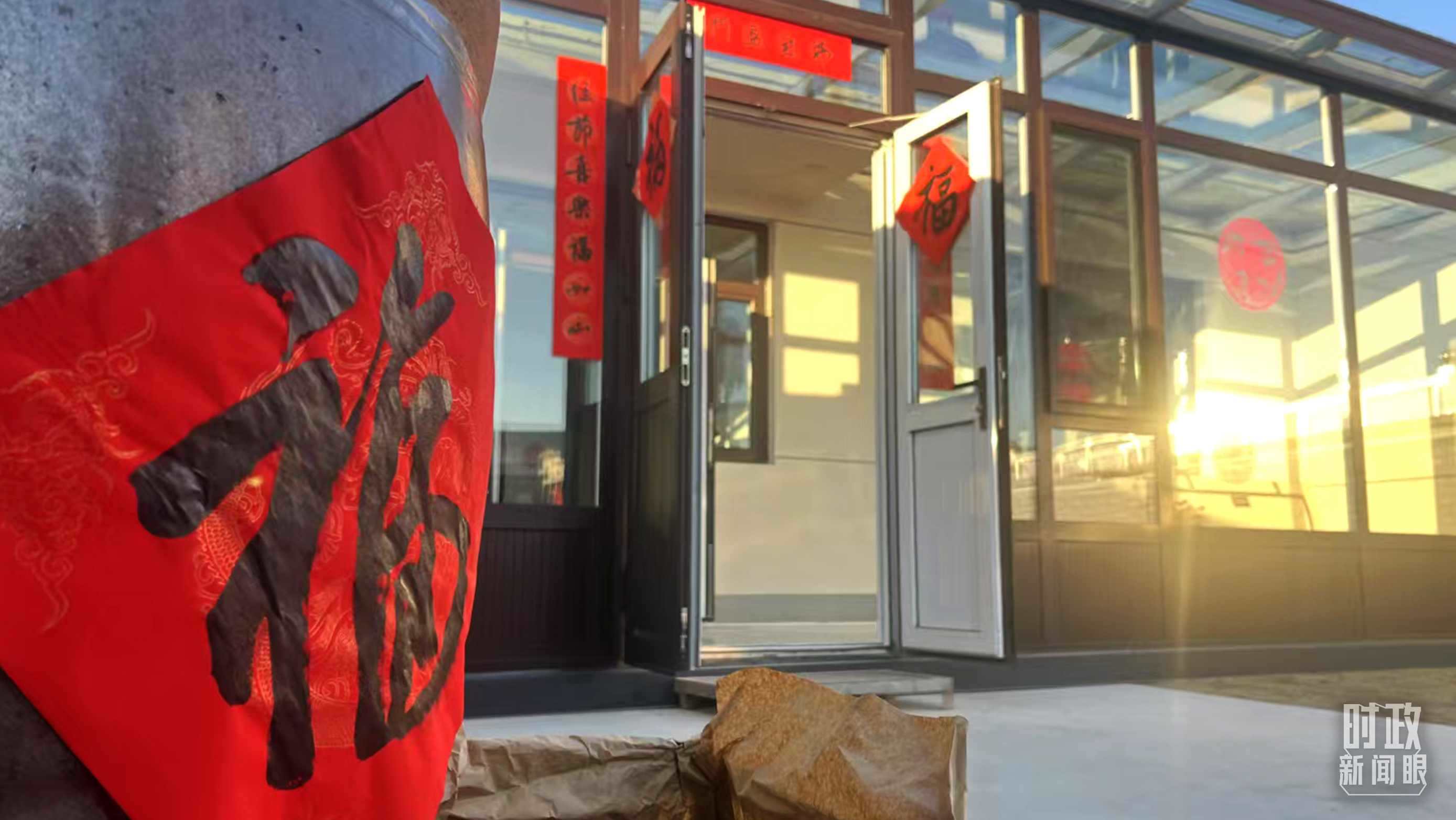 祝家溝村新居。（總臺央視記者李煒拍攝）