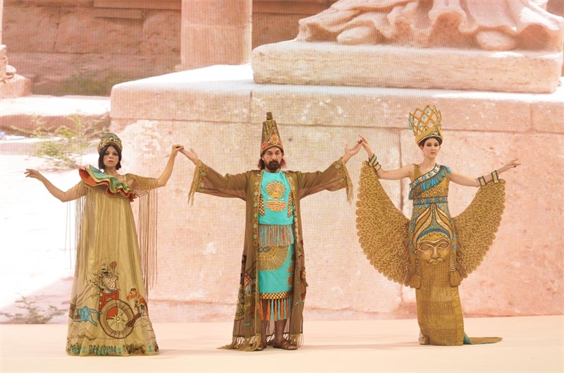 伊拉克時(shí)尚館去年9月舉辦的時(shí)裝展一景。伊拉克時(shí)尚館供圖