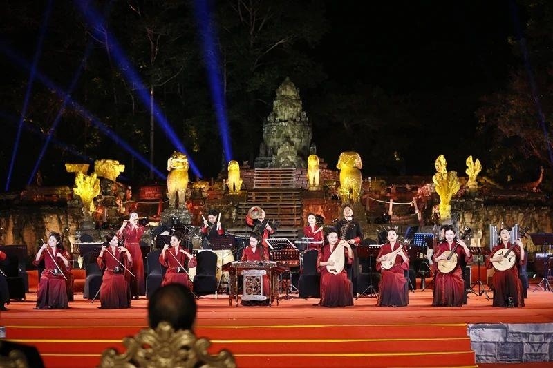 2024年1月13日，在柬埔寨暹粒舉行的“中柬人文交流年”啟動(dòng)儀式。